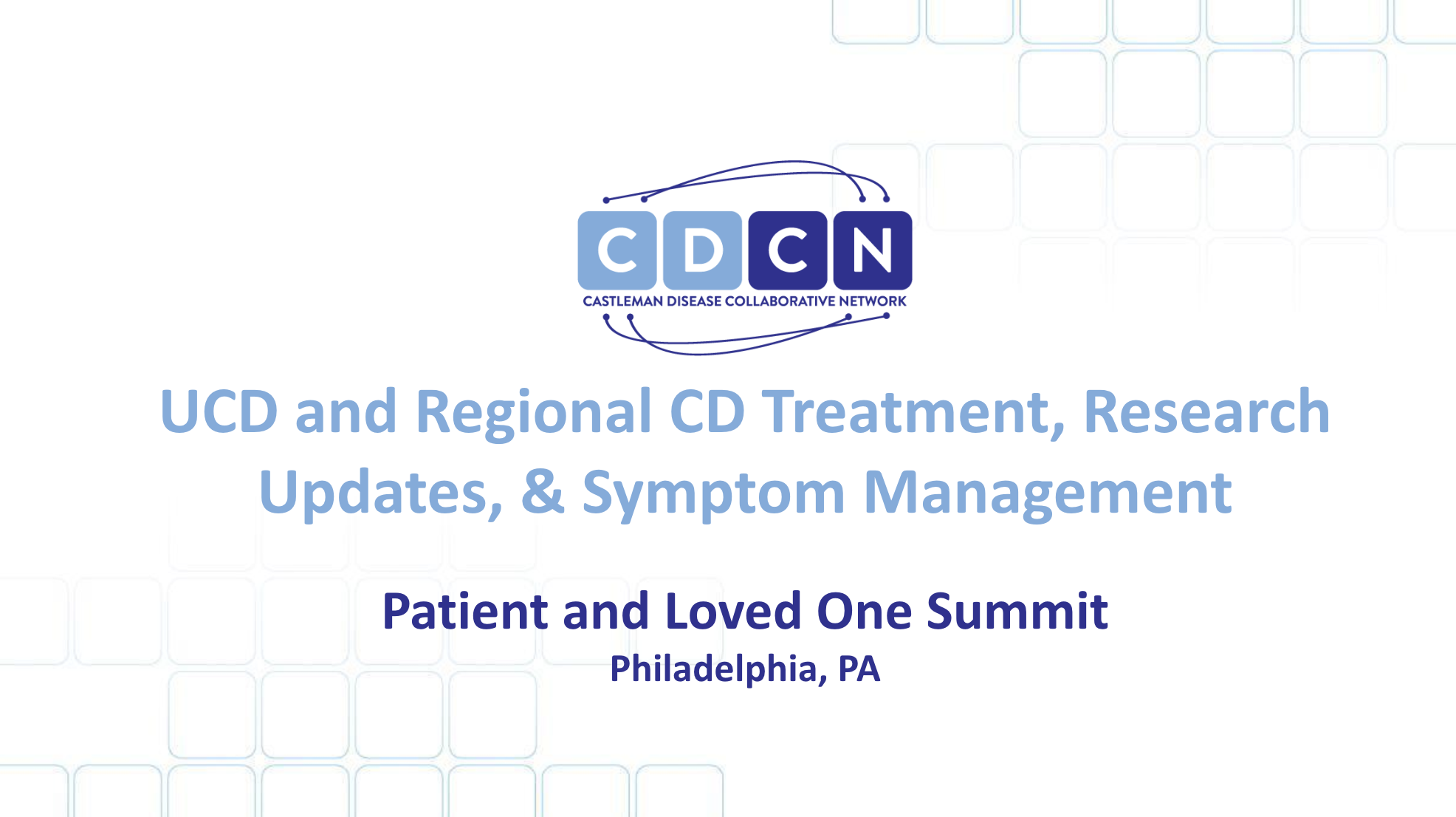 2024 Patient and Loved One Summit UCD Session